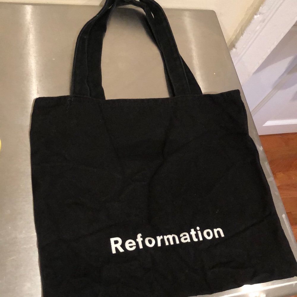 Reformation tote bag